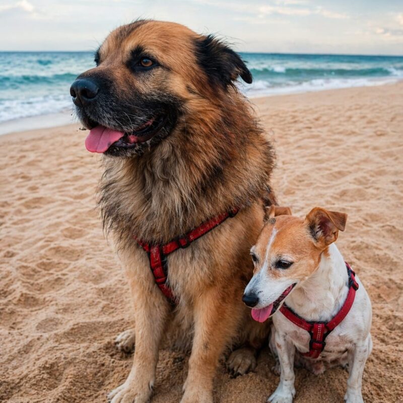 Keep Bella Rose & Angelo Together for adoption - Jack Russel and a Mixed Breed dog